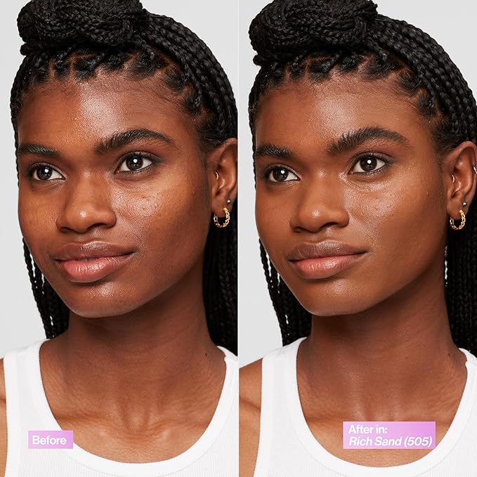 Revlon Illuminance Tinted Serum, Triple Hyaluronic Acid, Evens Out Skin Tone Over Time and Hydrates All Day, SPF 15, 505 Rich Sand, 0.94 fl oz.-Velvo Beauty