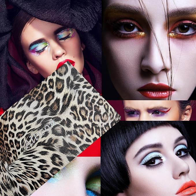 Magnetic Makeup Palette Leopard Empty Makeup Palette for Eyeshadow Lipstick Blush Powder-Velvo Beauty