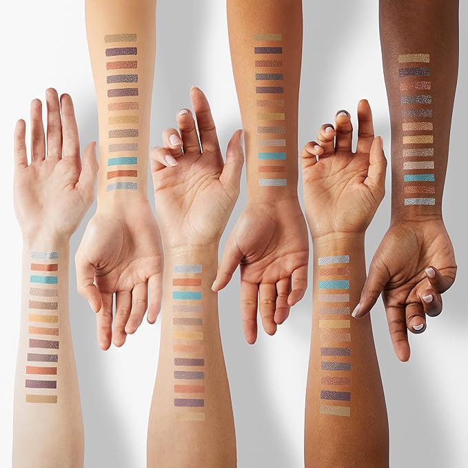L.A. COLORS Day to Night 12 Color Eyeshadow, Sunset CES425-Velvo Beauty