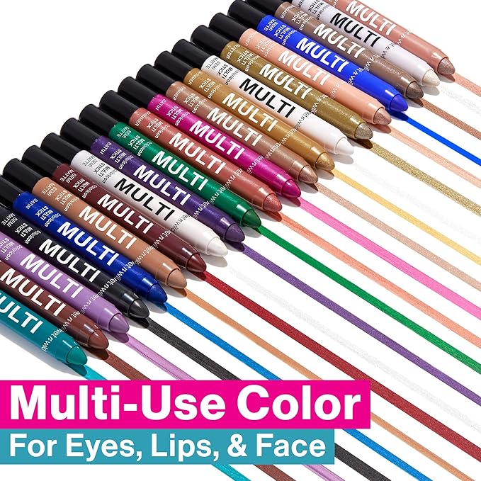 wet n wild Color Icon Cream Eyeliner Eyeshadow Multi-Stick, Moisturizing, Nourishing Velvety Cream-to-Powder Buildable & Blendable Formula, Cruelty-Free & Vegan - Not So Calm Waters-Velvo Beauty