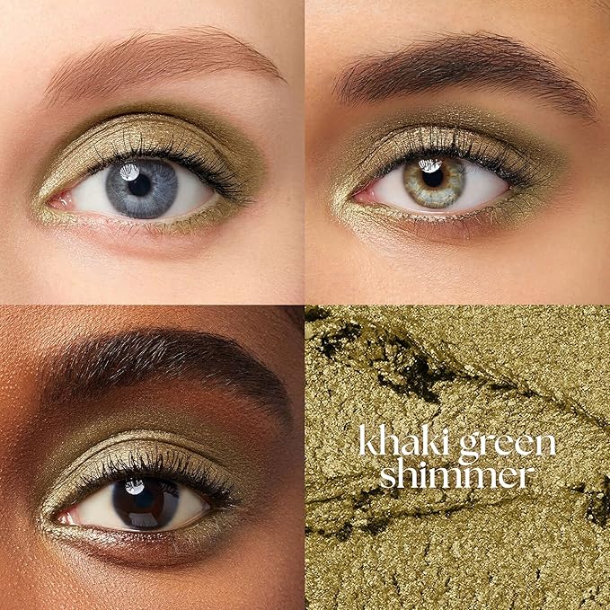 Julep Eyeshadow 101 Cream-to-Powder Waterproof Shadow Stick – Khaki Green Shimmer – Long-Lasting, Crease-Proof, Taupe Green Shimmer Cream Eyeshadow with Built-in Smudger-Velvo Beauty
