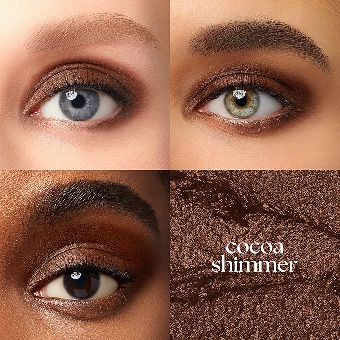 Julep Eyeshadow 101 Cream-to-Powder Waterproof Shadow Stick – Cocoa Shimmer – Long-Lasting, Crease-Proof, Chocolate Brown Shimmer Cream Eyeshadow with Built-in Smudger-Velvo Beauty
