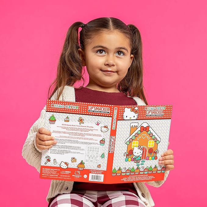 Lip Smacker Hello Kitty Holiday Beauty Book Makeup Set For Girls-Velvo Beauty