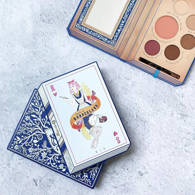 READY TO SHINE Shades of Wonderland Blush and Eyeshadow Palette - Highly Pigmented Shimmer Matte - Smooth With Moisturizing Jojoba Oil - Vegan and Cruelty Free - For All Skin Types-Velvo Beauty