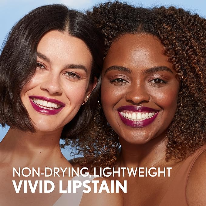 COVERGIRL Outlast, 30 Iconic Ruby, Lipstain, Smooth Application, Precise Pen-Like Tip, Transfer-Proof, Satin Stained Finish, Vegan Formula, 0.06oz-Velvo Beauty
