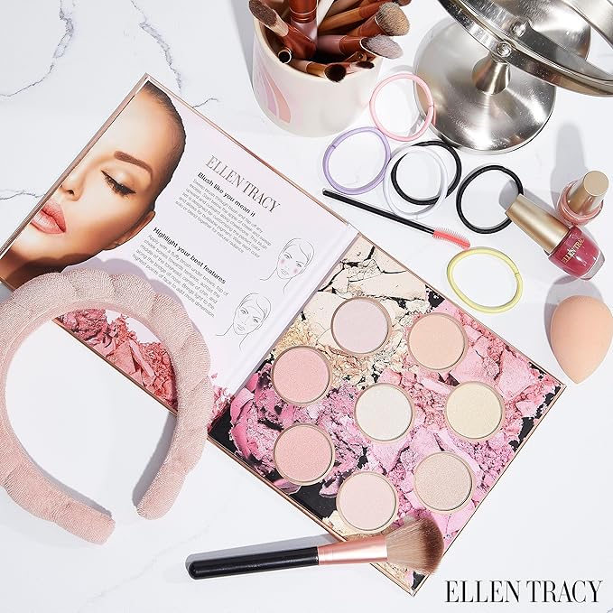 Ellen Tracy Blush and Highlight Palette-Velvo Beauty