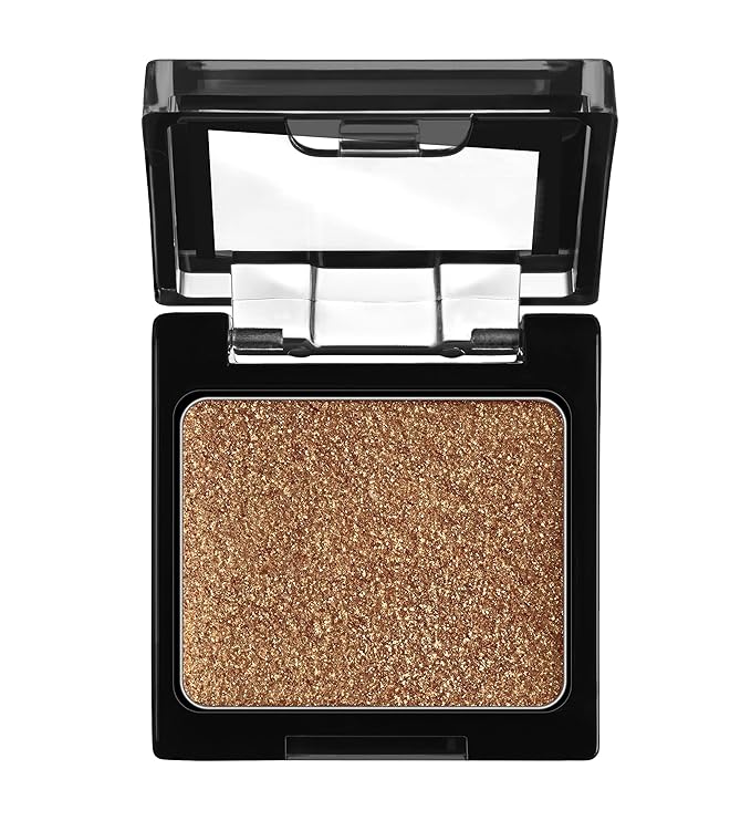 wet n wild Color Icon Eyeshadow Glitter - Ultra-Pigmented, Vitamin E Infused for a Silky-Smooth Moisturizing Application, Cruelty-Free & Vegan - Toasty-Velvo Beauty