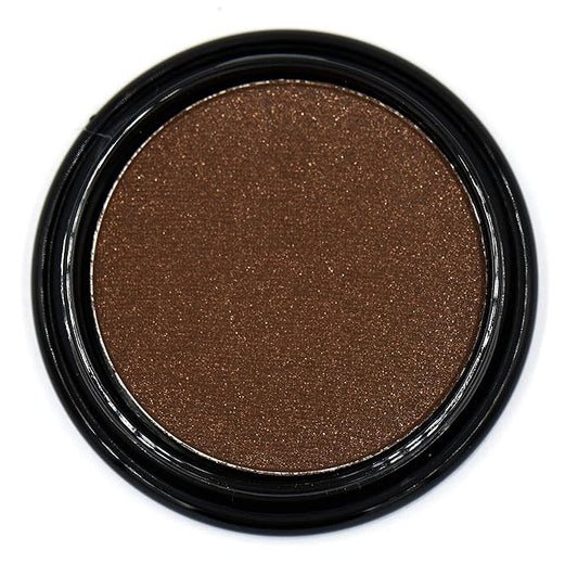 Truffle Chocolate Deep Dark Chestnut Cocoa Brown Shimmer Pressed Powder Single Vegan Eyeshadow; Talc, Paraben & Cruelty Free-Velvo Beauty