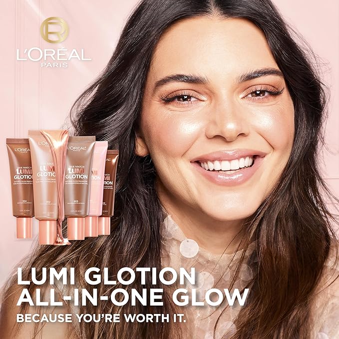 L'Oreal Paris Revitalift 1.5% Pure Hyaluronic Acid Face Serum 1.0 oz + True Match Lumi Glotion Natural Glow Enhancer Lotion, Medium 1.35 fl. oz, 1 kit-Velvo Beauty