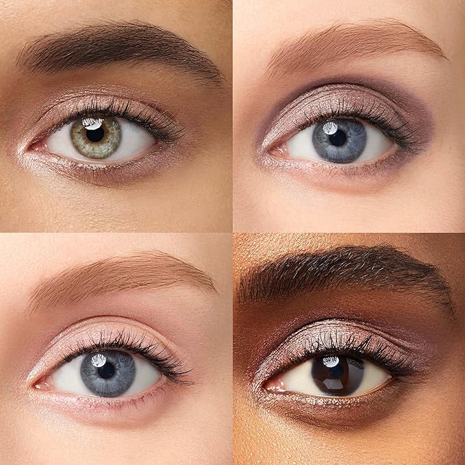 Julep Eyeshadow 101 Crème-to-Powder Waterproof Eyeshadow Stick Duo – Long-Lasting, Crease-Proof, Easy Apply with Built-in Smudger - Blush Pink Shimmer & Mink Mauve Shimmer-Velvo Beauty