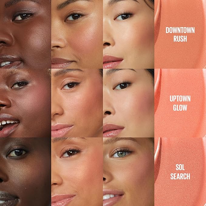 Maybelline Sunkisser Multi-Use Liquid Blush and Bronzer, Blendable, Longwear, Glowy Make Up, Uptown Glow, 1 Count-Velvo Beauty