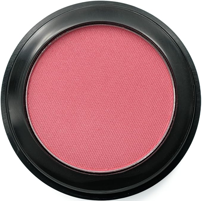 Tulip Deep with Tints of Coral Red Purple Magenta Blush Pressed Cheek Blush Color Contour Powder, Talc & Paraben Free, 4 Grams, No Animal Testing & Cruelty Free-Velvo Beauty