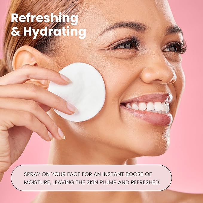 Rose Water Spray for Face with Matrixyl 3000 - Organic Rosewater Face Mist with Aloe Vera & Hyaluronic Acid - Hydrating, Reduces Fine Lines, Boosts Collagen Production, & Soothes Skin - 4 Fl Oz-Velvo Beauty