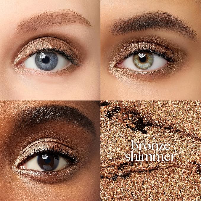 Julep Eyeshadow 101 Cream-to-Powder Waterproof Shadow Stick – Bronze Shimmer – Long-Lasting, Crease-Proof, Luminous Honey Brown Shimmer Eyeshadow with Built-in Smudger-Velvo Beauty