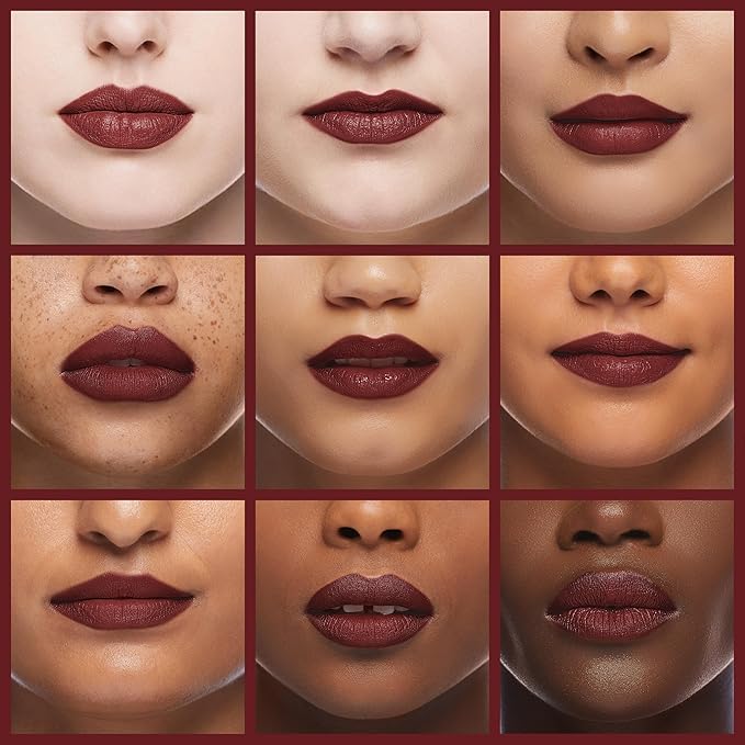 Oulac Matte Liquid Dark Red Lipstick for Women, Long Lasting Lipstick, Waterproof Lip Stain, No Transfer, Creamy High Pigmented Formula with Vitamin E, Vegan & Cruelty-Free M18-Velvo Beauty
