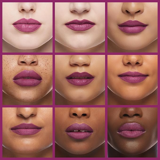Oulac Matte Liquid Purple Lipstick for Women, Dark Violet Long Lasting Lipstick, Waterproof Lip Stain, No Transfer, Creamy High Pigmented Formula with Vitamin E, Vegan & Cruelty-Free M15-Velvo Beauty
