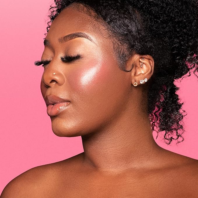 Juvia's Place Blushed Liquid BlushLighter Rosey Posey Glow - Liquid Blush for Cheeks with Luminous Glow, Long-Wearing, Buildable & Highly-Pigmented Makeup Blush, Easy to Blend Liquid Blush-Velvo Beauty