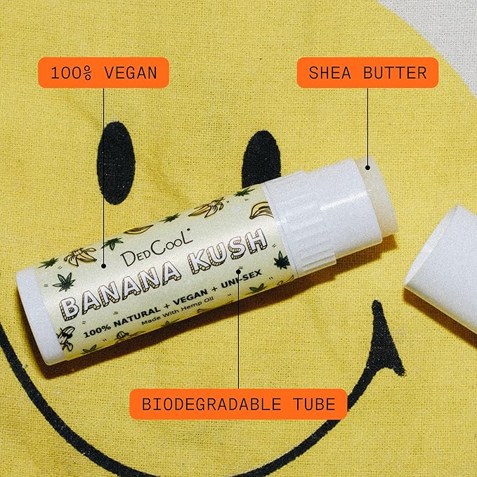 DedCool Lip Balm Stick (Coconut Milk) Jumbo, Vegan, Flavored, Coconut Oil Lip Balm, Long Lasting, Moisturization, Hydrates Dry & Chapped Lips, Vegan, Natural, Clean, Non-Toxic, Fragrance For All-Velvo Beauty