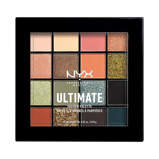 NYX PROFESSIONAL MAKEUP Ultimate Shadow Palette, Eyeshadow Palette - Utopia-Velvo Beauty