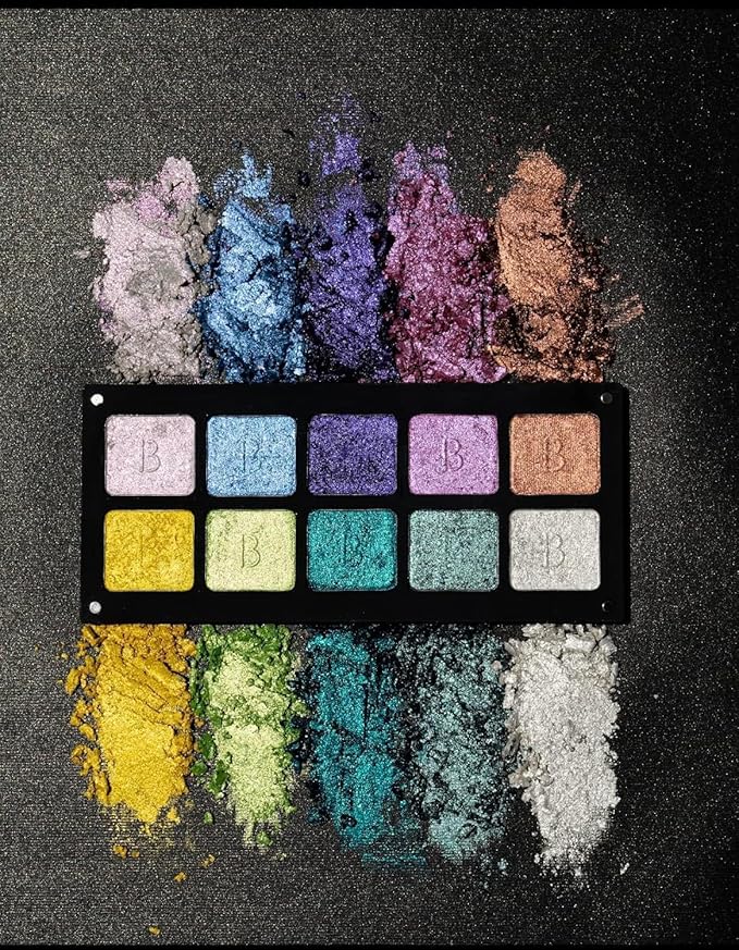 Chromatic Eyeshadow Palette | 10 Vibrant Shades for Unlimited Creativity. (Chromatic 5)-Velvo Beauty