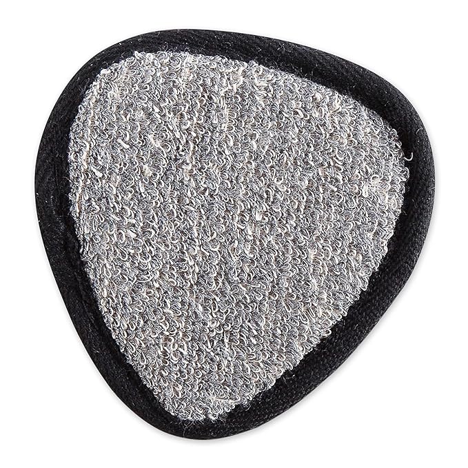 Urbana Spa Prive Men's Bamboo Charcoal Collection, Face Pad,Grey,6338-Velvo Beauty