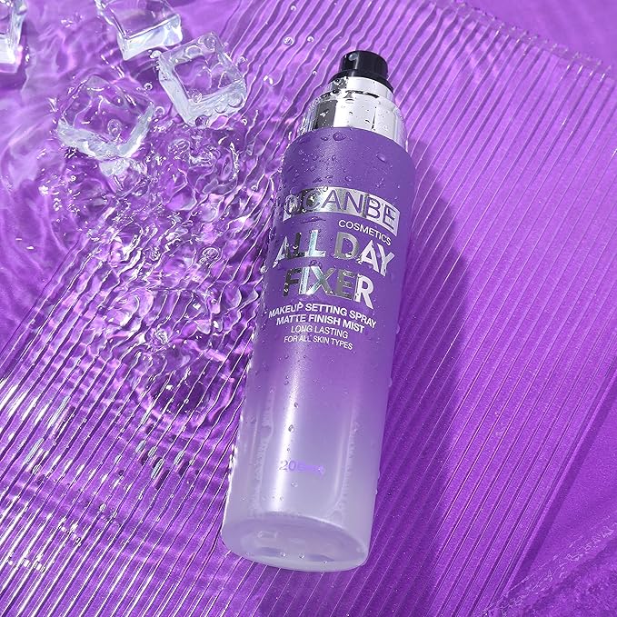 UCANBE Makeup Setting Spray - Matte Finishing Spray Long Lasting Face Mist, Oil Control Lightweight Hydrate Make Up Spray, 6.7 Fl Oz Large Size-Velvo Beauty