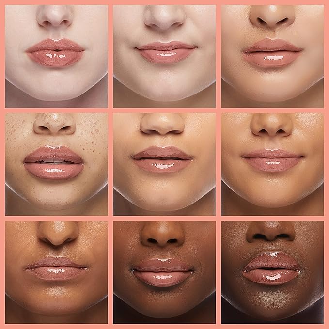 Plumping Lip Oil, Long Lasting Hydrating Lip Gloss Tinted Balm Non-sticky Revitalizing, Tinting Care Oil for Dry Lip (PINK)-Velvo Beauty