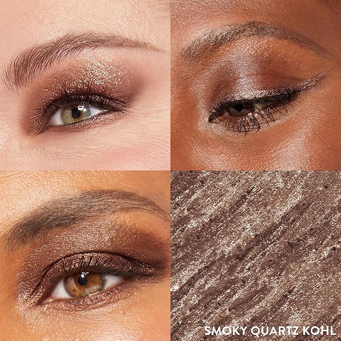 LAURA GELLER NEW YORK Kajal Longwear Kohl Eyeliner Pencil with Caffeine, Smooth & Blendable Makeup, Smokey Quartz-Velvo Beauty