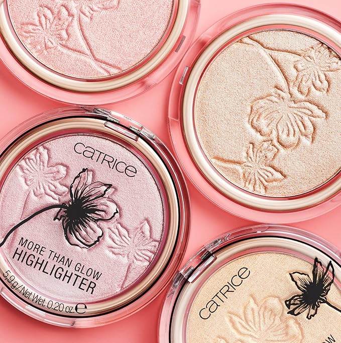 Catrice More Than Glow Powder Highlighter in Supreme Rose Beam with Silky Soft Texture for a Subtle Glow-Velvo Beauty