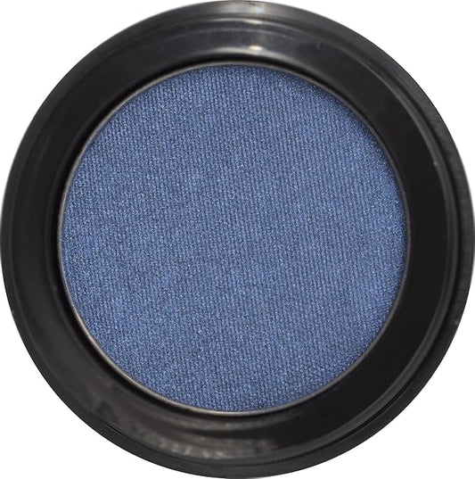 Steel Navy Blue Ice Denim Shimmering Smokey Eye Ocean Grey Pressed Powder Single Vegan Eyeshadow; Talc, Paraben & Cruelty Free-Velvo Beauty