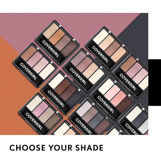 COVERGIRL - Eye Enhancers 4-Kit Eyeshadow, silky, sheer formula, double ended applicator, 100% Cruelty-free-Velvo Beauty