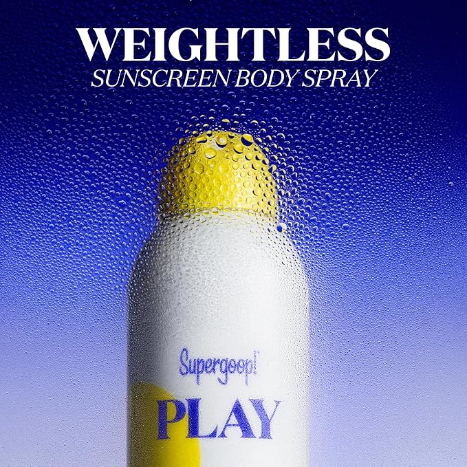 Supergoop! PLAY SPF 50 Antioxidant Body Mist w/Vitamin C - 3 fl oz, 2 Pack - Broad Spectrum Sunscreen Spray - Great for Active Days-Velvo Beauty