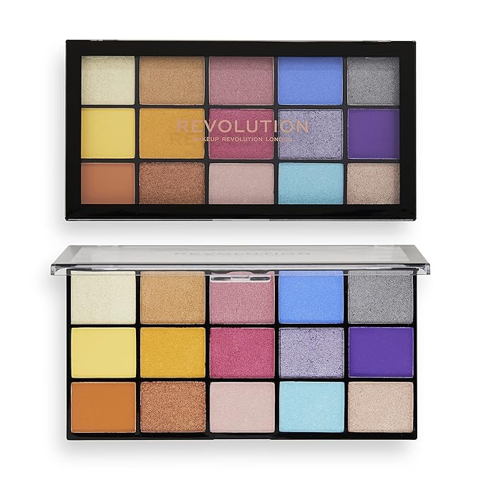 Makeup Revolution, Reloaded, Eyeshadow Palette, Spirited Love, 15 Shades, 16.5g-Velvo Beauty
