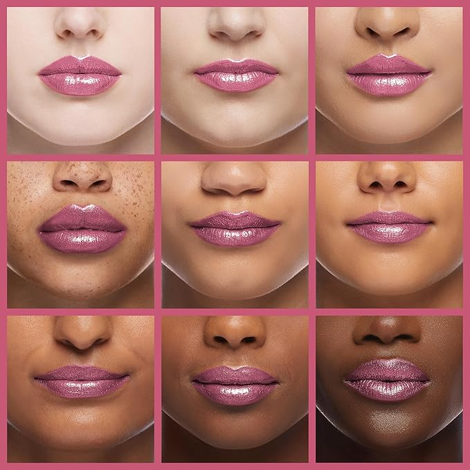 Oulac Pink Lipstick for Women with Metallic 3D Shine Lightweight Hydrating Formula, High Impact Lip Color, Vegan Beauty, Full Coverage Lip Makeup, Christmas Gifts for Women, Hip & Hippie(11)-Velvo Beauty