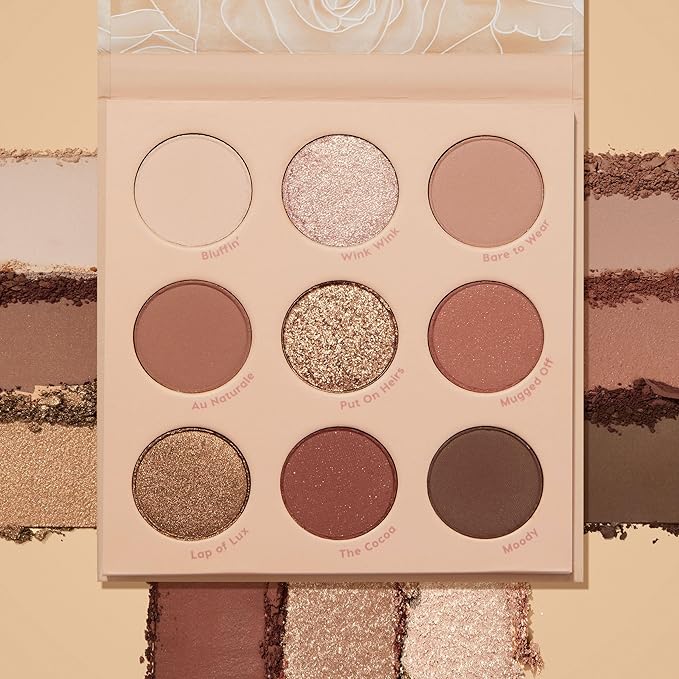 ColourPop Nude Mood Eyeshadow Palette - Brown & Copper Palette with Metallic and Matte Finishes - High-Pigment Eye Makeup with a Long-Wearing Formula (0.3 oz)-Velvo Beauty