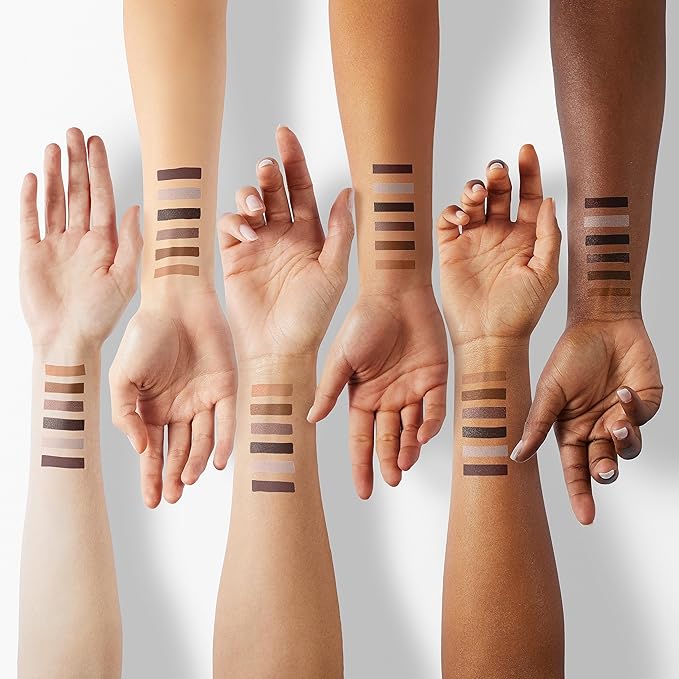 6PCS Cream Eyeshadow Stick Makeup Sets, Metallic And Matte Shimmer Eye Shadow Eye Brightener Stick Pencil Crayon, B02-Fall Brown-Velvo Beauty