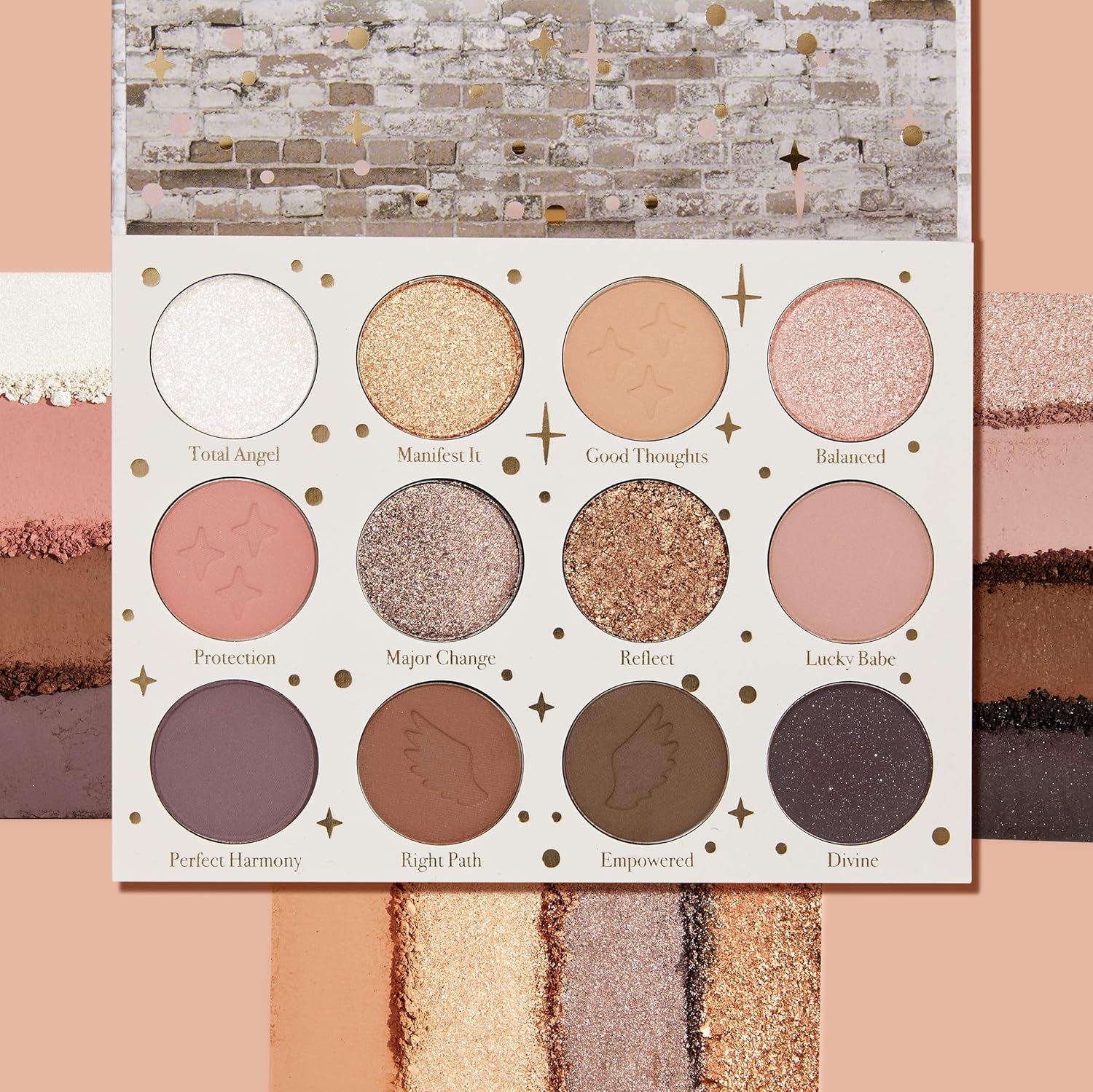 ColourPop 11:11 Eyeshadow Palette - Warm Nude Eye Makeup Palette with Matte, Metallic, Matte Sparkle & Glitter Finishes - High-Pigment Eye Makeup with a Long-Wearing Formula (0.46 oz)-Velvo Beauty