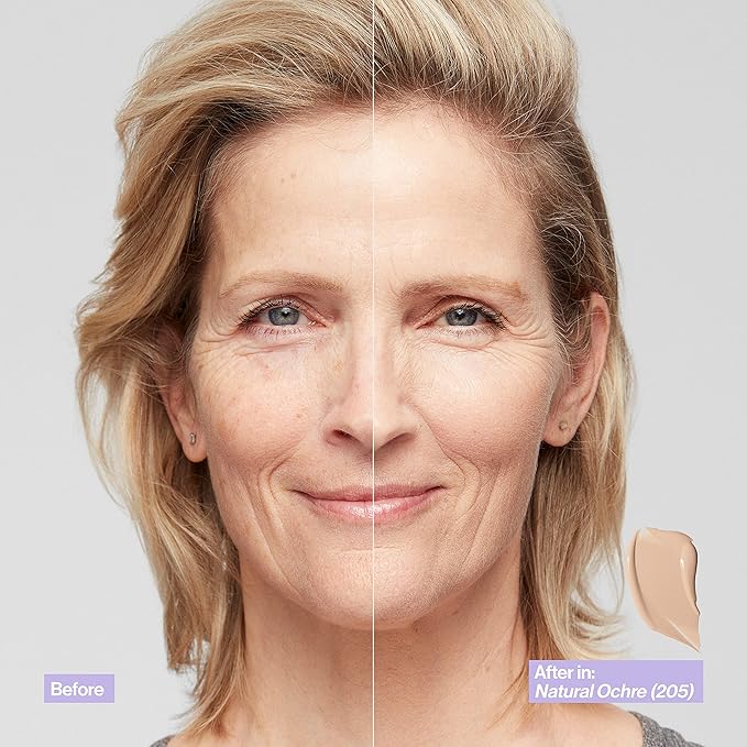 Revlon Illuminance Skin-Caring Liquid Foundation, Hyaluronic Acid, Hydrating and Nourishing Formula with Medium Coverage, 113 Ivory Beige (Pack of 1)-Velvo Beauty