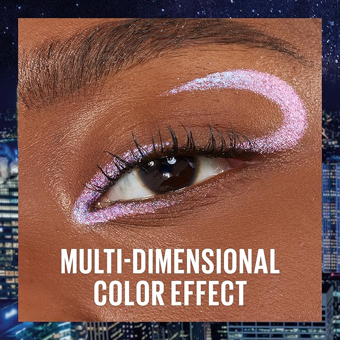 Maybelline Tattoo Studio Long-Lasting Sharpenable Eyeliner Pencil, Glide on Smooth Gel Pigments with 36 Hour Wear, Waterproof, Stardust Chrome, 1 Count-Velvo Beauty