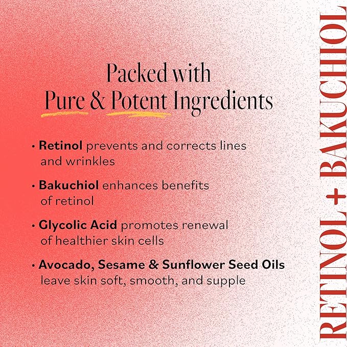 DERMA E Face Serum, Anti Aging Regenerative Retinol Serum for Face, 1 Fl Oz, Vitamin A, Bakuchiol, Glycolic Acid, Green Tea Extract, Helps Reduce Appearance of Fine Lines and Wrinkles-Velvo Beauty