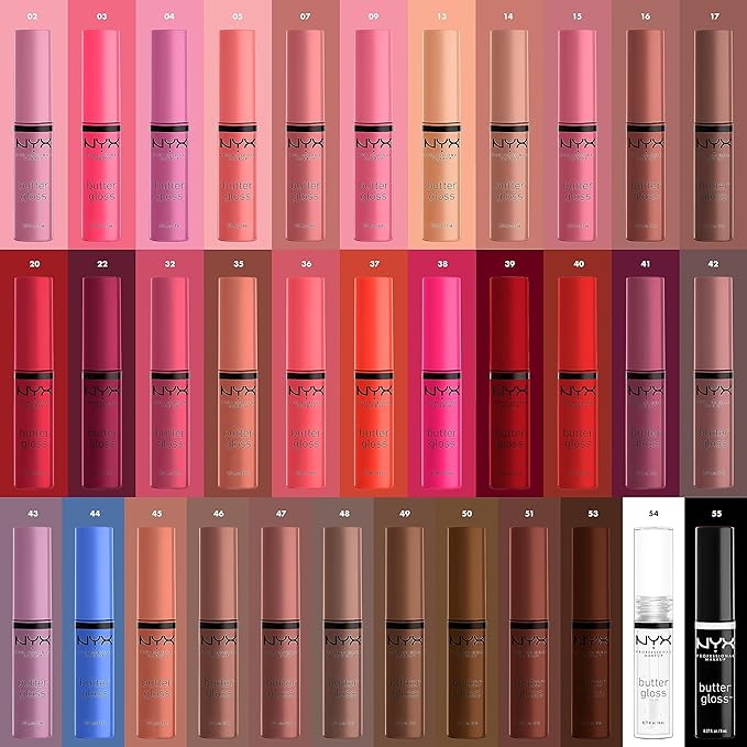 NYX PROFESSIONAL MAKEUP Butter Gloss, Non-Sticky Lip Gloss - Licorice (Black)-Velvo Beauty