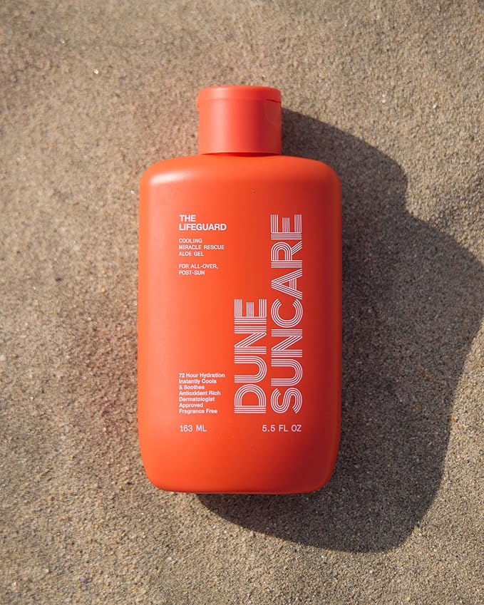 The Lifeguard Aloe Vera Sunburn Gel – After Sun Protection for Sunburn Relief with Minty Cooling – Fast-Absorbing Formula for Sun-Exposed Skin – Vegan, Non-Sticky, Hydrating Formula (5.5 Fl Oz)-Velvo Beauty