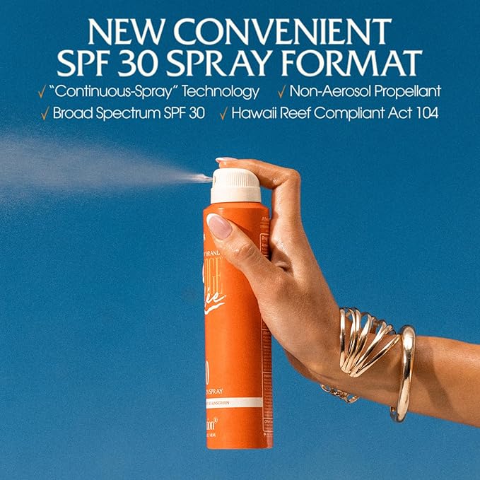 Vacation Orange Gelée SPF 30 Sunscreen Spray Oil & Air Freshener Bundle, Tanning Oil with SPF, Suntan Lotion Spray, Transparent on All Skin Tones, Dermatologist-Tested, Vegan, 5 Fl. Oz.-Velvo Beauty