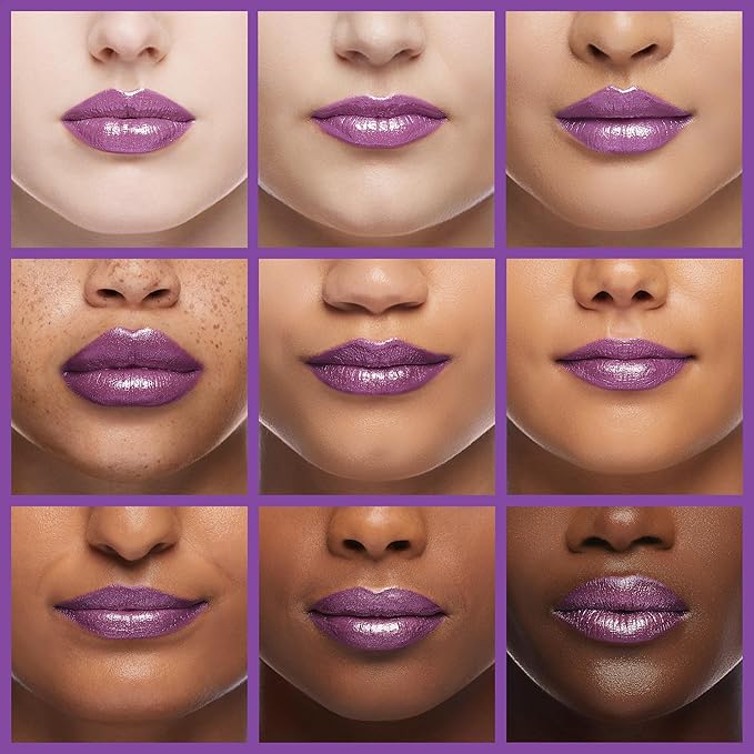 Oulac Purple Lipstick for Women with Metallic 3D Shine, Lightweight Hydrating Formula, High-Impact Lip Color, Vegan Beauty, Full Coverage Lip Makeup, Royal Sash (16)-Velvo Beauty