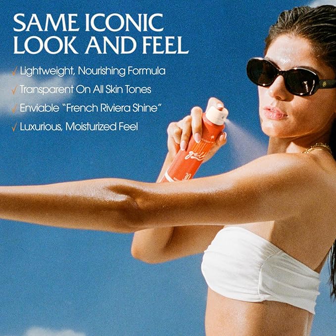 Vacation Orange Gelée SPF 30 Sunscreen Spray Oil & Air Freshener Bundle, Tanning Oil with SPF, Suntan Lotion Spray, Transparent on All Skin Tones, Dermatologist-Tested, Vegan, 5 Fl. Oz.-Velvo Beauty