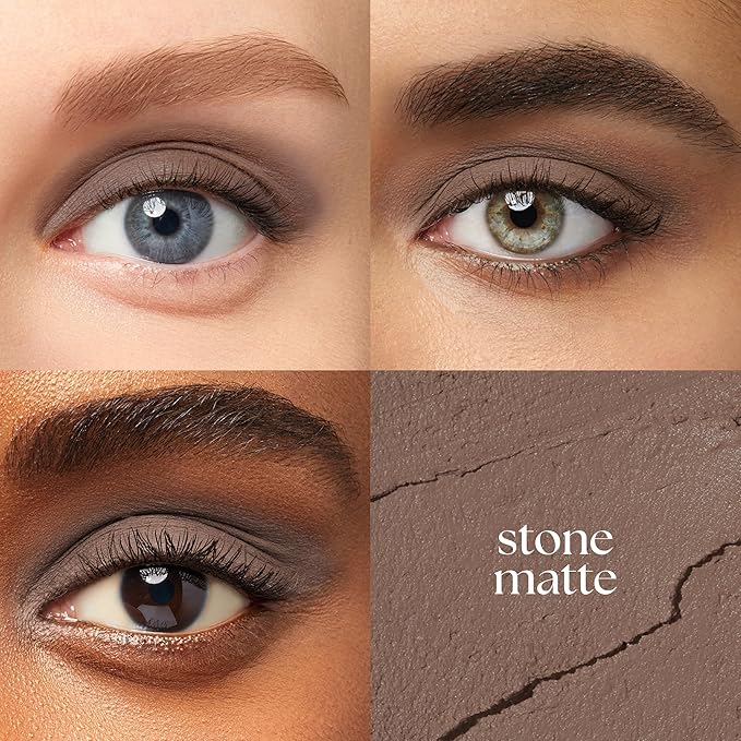 Julep Eyeshadow 101 Cream to Powder Waterproof Shadow Stick - Stone Matte - Long-Lasting, Crease-Proof, Matte Eyeshadow with Built-in Smudger-Velvo Beauty