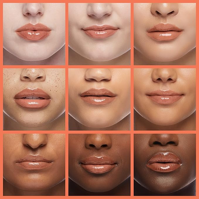 Plumping Lip Oil, Long Lasting Hydrating Lip Gloss Tinted Lip Balm Non-sticky Revitalizing, Tinting Lip Care Oil for Dry Lip (CORAL)-Velvo Beauty