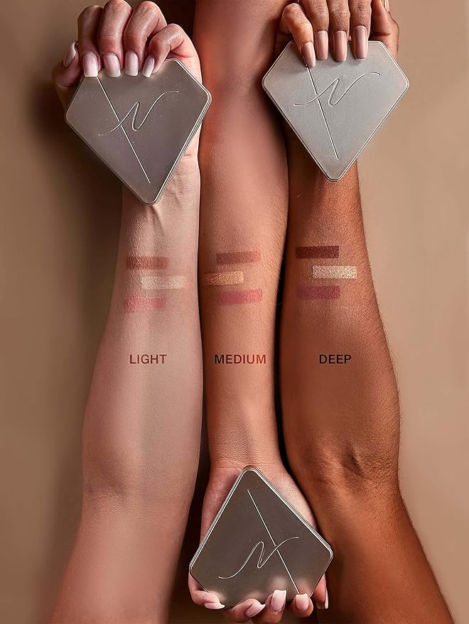 Signature Diamond Face Palette (Deep), 0.47 ounces-Velvo Beauty