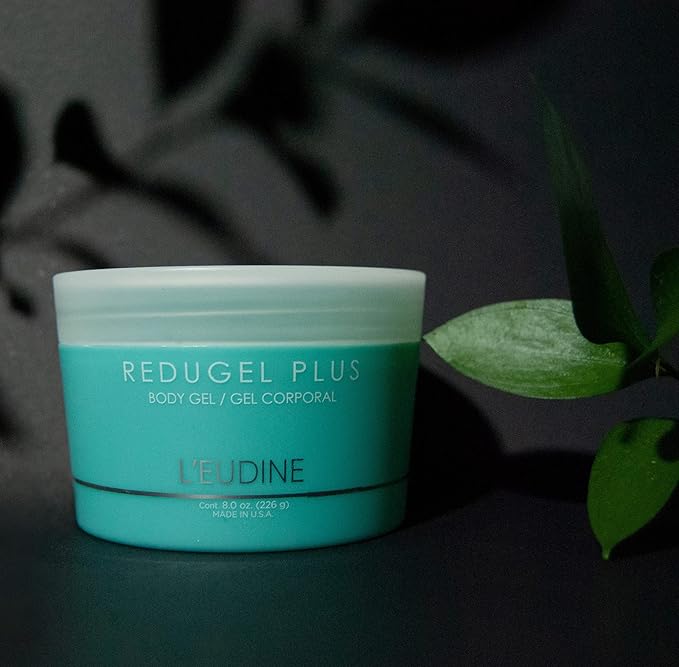 L’EUDINE Redugel Plus Skin Tightening Cream – Pack of 3 – 8oz Anti Cellulite Cream with Mint Oil, Field Horsetail, Marine Algae, Maca Extract – Powerful Non-Greasy Formula – Firming and Toned Skin-Velvo Beauty