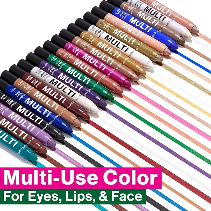 wet n wild Color Icon Cream Eyeliner Eyeshadow Multi-Stick, Moisturizing, Nourishing Velvety Cream-to-Powder Buildable & Blendable Formula, Cruelty-Free & Vegan - Green-Velvo Beauty